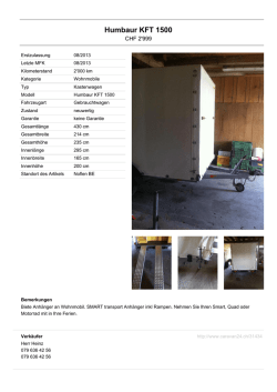 Humbaur KFT 1500