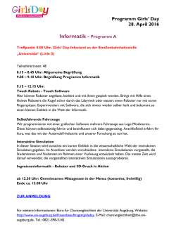 Informatik - Programm A