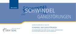 schwindel - Zentralklinikum Suhl