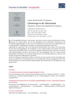 Infoflyer zum Buch - IAQ - Universität Duisburg