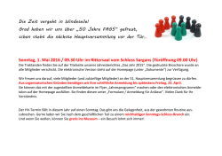 Die Zeit vergeht in Windeseile!