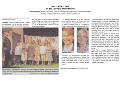 Bericht in der Donauzeitung