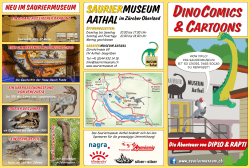 Flyer_DinoComics - Sauriermuseum Aathal