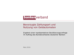 Umfrage als PDF - Bundesverband deutscher Banken