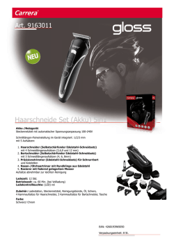 Haarschneide Set (Akku) 5in1