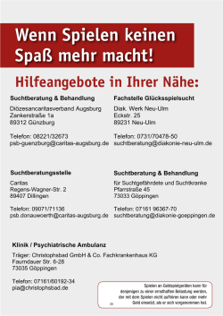 Wenn Spielen keinen Spa&szlig; mehr macht!