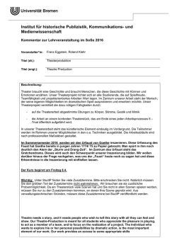 Informationen &uuml;ber uns und unsere Projekte erhalten Sie hier.