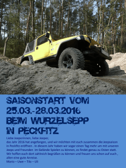 Info - Jeep Club Deutschland