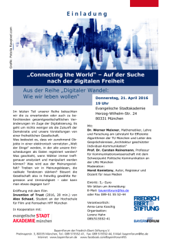 E inladung - BayernForum - Die Friedrich-Ebert