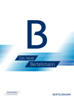 Das neue Bertelsmann 2016