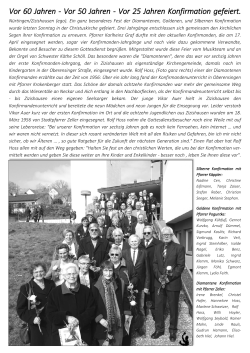 Bericht - Evangelische Kirchengemeinde Zizishausen