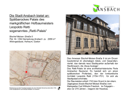Retti-Palais - Ansbach Plus
