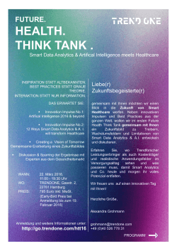 health. think tank - HealthCare Futurists
