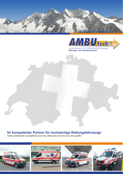 Ihr kompetenter Partner f&uuml;r hochwertige - Ambu