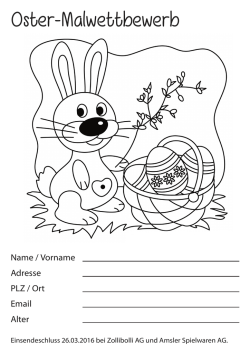Name / Vorname Adresse PLZ / Ort Email Alter