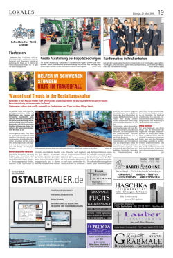 OSTALBTRAUER.de - Schwäbische Post