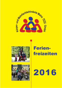 Flyer Ferienfreizeiten 2016 (PDF 2,84 MB) - Verein für Körper