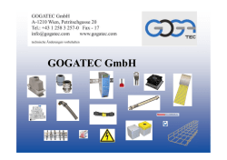 GOGATEC Energiesparen beginnt im Schaltschrank