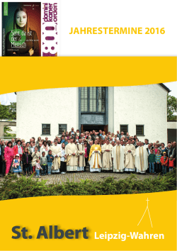 Jahresplan - Dominikaner in Leipzig