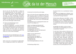 Informationen zum Katholikentag in Leipzig siehe hie