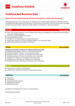 InfoDok 4230: Vodafone Red Business Data