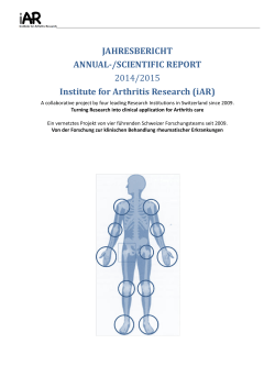 Annual- & Scientific- Report 2014/15 - iAR