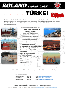 türkei - Roland Logistik GmbH