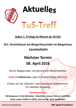 TuS-Treff 08.04.2016