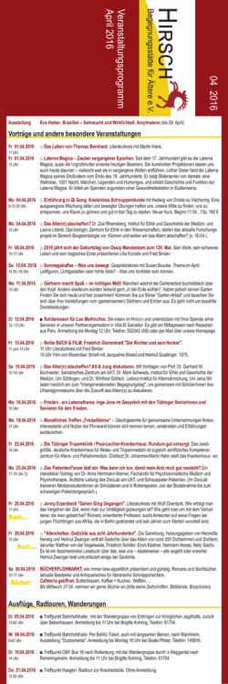 als pdf-Datei - Hirsch-Begegnungsstätte für Ältere, Tübingen