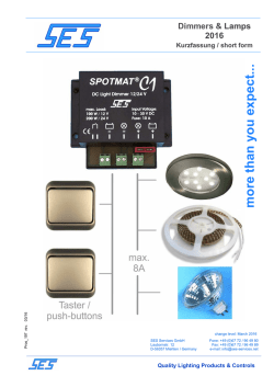 Dimmers & Lamps Short