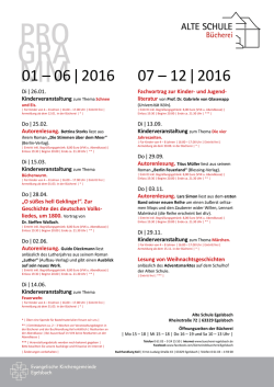 Herunterladen unseres Veranstaltungskalendesr [PDF/331KB]