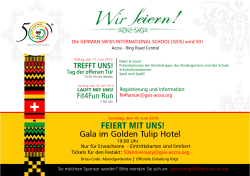 Wir feiern ! Come and celebrate with us