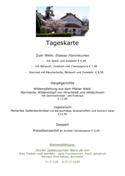 Tageskarte ansehen
