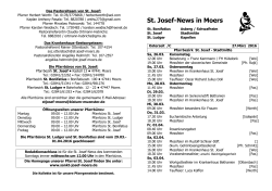 St. Josef-News in Moers
