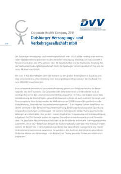 Duisburger Versorgungs- und Verkehrsgesellschaft mbH