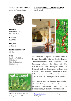 1. Biergut Österreichs Eat & Meet - Stiegl