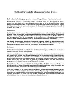 Drehbare Sternkarte f &uml;ur alle geographischen - Dierck