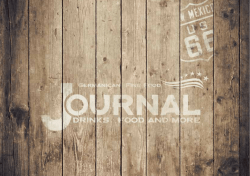 Drinks - Journal