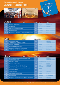 April – Juni `16