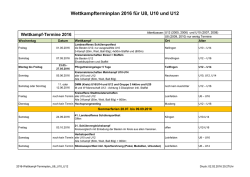 U8, U10 und U12