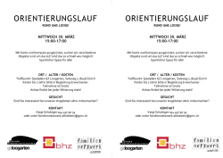 Orientierungslauf ums GZ Loogarten