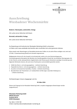 Ausschreibung Wiesbadener Wochenmärkte (PDF | 133,02 KB)