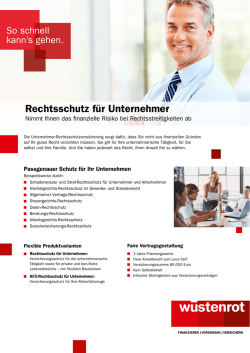 Rechtsschutz für Unternehmer