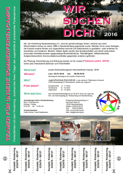 Info-Flyer - Kinderring Neuhardenberg