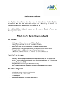 Die VerkehrslandeplatzJen-a S ch&ouml;ngleinaG mbH