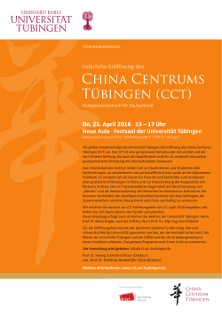 China Centrums Tübingen (cct)