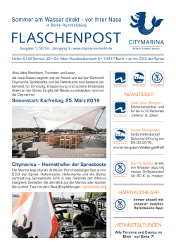 flaschenpost - Spreeboote.de