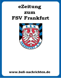 FSV Frankfurt - eZeitung von buli-nachrichten.de [Fr, 25 Mrz 2016]