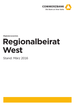 Regionalbeirat West