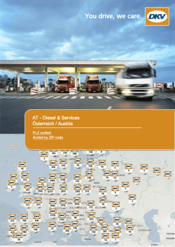 DKV Stationen, nach Postleitzahl sortiert (825 Stationen, PDF, 2 MB)